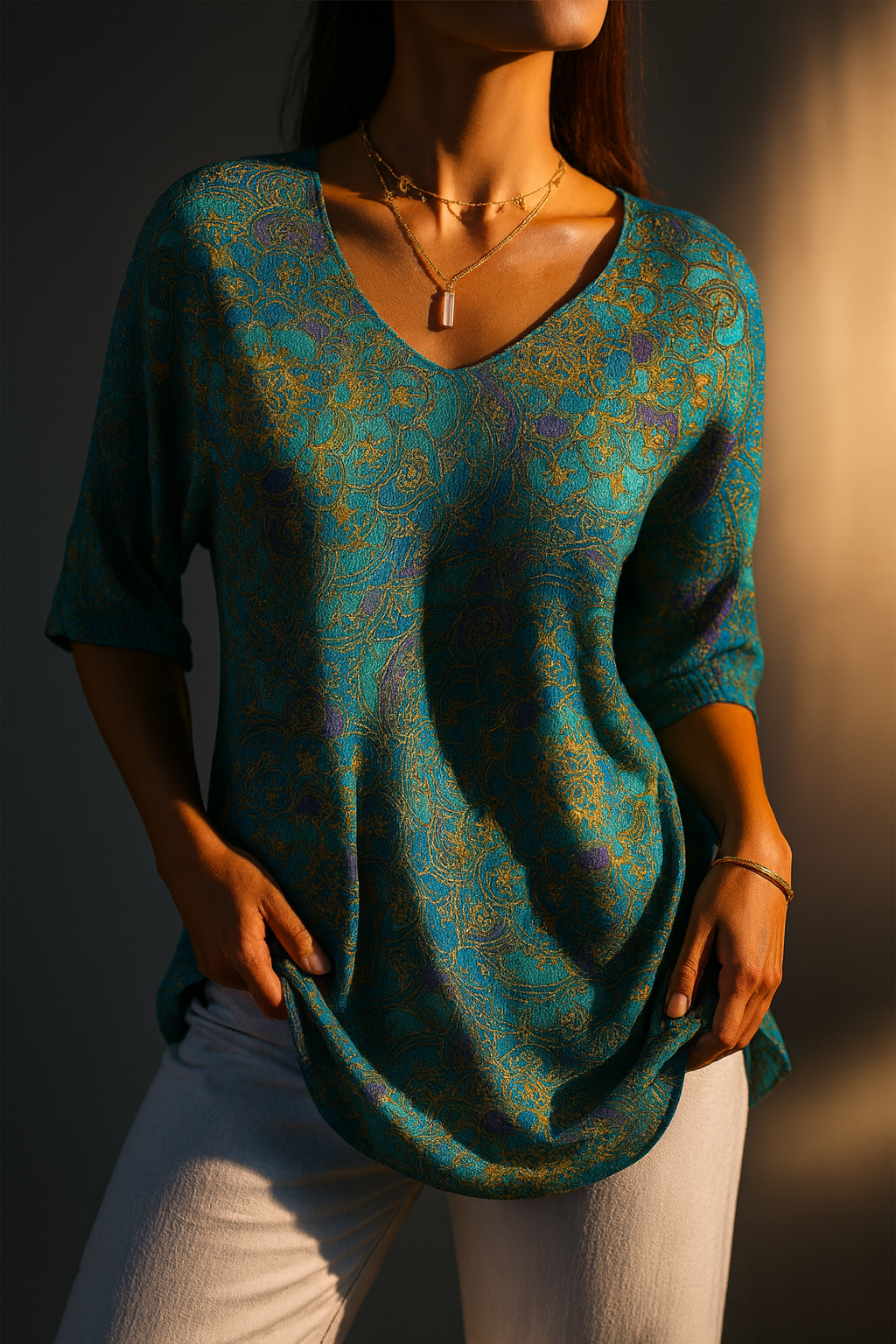 Ariel – Bohemian Blouse of Effortless Charm