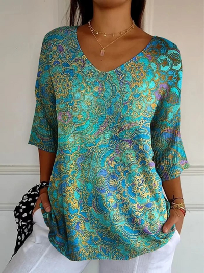 Ariel – Bohemian Blouse of Effortless Charm