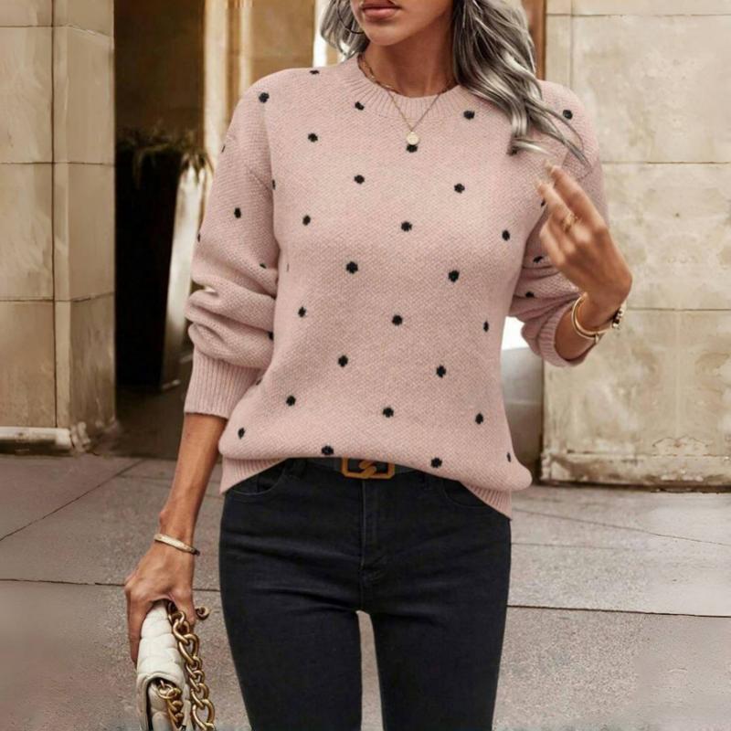 Emily – Polka Dot Knit Sweater